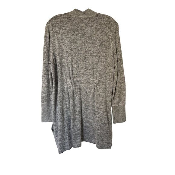 Chico's Women's Zenergy Gray Heather Soft Essentials Cardigan Size 1/M - Picture 2 of 5